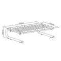 Bodenständer unter Monitor, schwarz, 20 kg Gewicht, Powerton, ergo