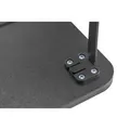 Bodenständer unter Monitor, schwarz, 20 kg Gewicht, Powerton, ergo