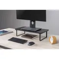 Bodenständer unter Monitor, schwarz, 20 kg Gewicht, Powerton, ergo