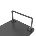 Bodenständer unter Monitor, schwarz, 20 kg Gewicht, Powerton, ergo