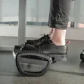 Bodenständer, unter Füsse, verstellbare Neigung, schwarz, Plast