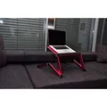 Bodenständer unter Notebook, mit der Möglichkeit der Drehung um 360°, rosige, Aluminium-Kunststoff, 10 kg Gewicht