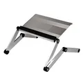 Bodenständer unter Notebook, mit der Möglichkeit der Drehung um 360°, silbern, Aluminium-Kunststoff, 10 kg Gewicht