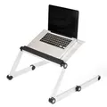 Weiteres Produktbild Bodenständer unter Notebook, mit der Möglichkeit der Drehung um 360°, silbern, Aluminium-Kunststoff, 10 kg Gewicht