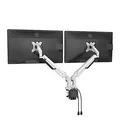 Für 2 Monitoren, 2-9 Kg, 17"-32", USB HUB, 75x75/100x100, schwarz