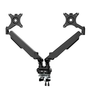 Für 2 Monitoren, 2-9 Kg, 17"-32", USB HUB, 75x75/100x100, schwarz