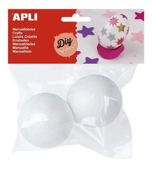 Hauptproduktbild Polystyrenové koule, 60 mm, APLI "Crerative"