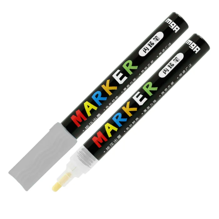 Hauptproduktbild Popisovač akrylový M&G Acrylic Marker 2 mm, Silver S110