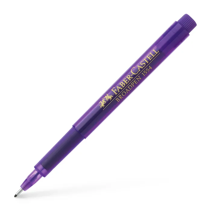 Hauptproduktbild Popisovač Broadpen 1554, fialová  Faber Castell (155436)
