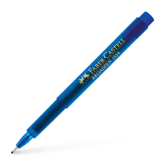 Hauptproduktbild Popisovač Broadpen 1554, modrá Faber Castell 155451