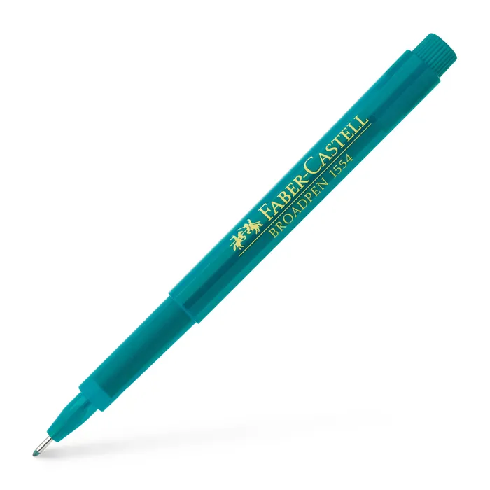 Hauptproduktbild Popisovač Broadpen 1554, tyrkysová  Faber Castell 155456