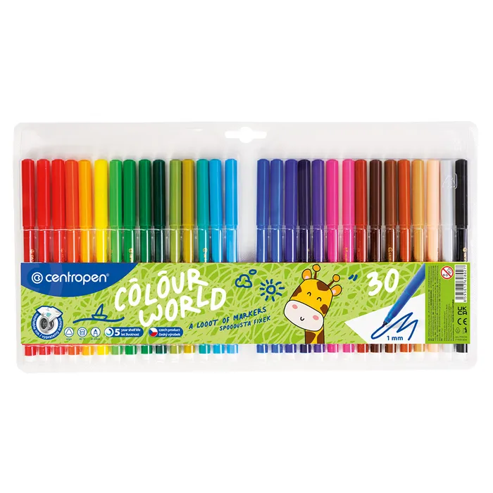 Hauptproduktbild Popisovač CENTROPEN 7550 sada 30 barev (fixy)