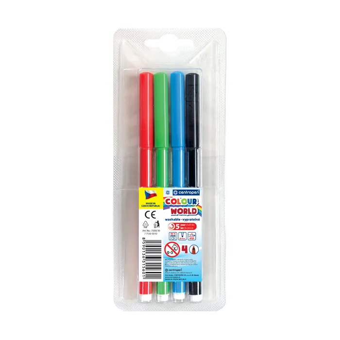Hauptproduktbild Popisovač CENTROPEN 7550 sada 4 barev (fixy)