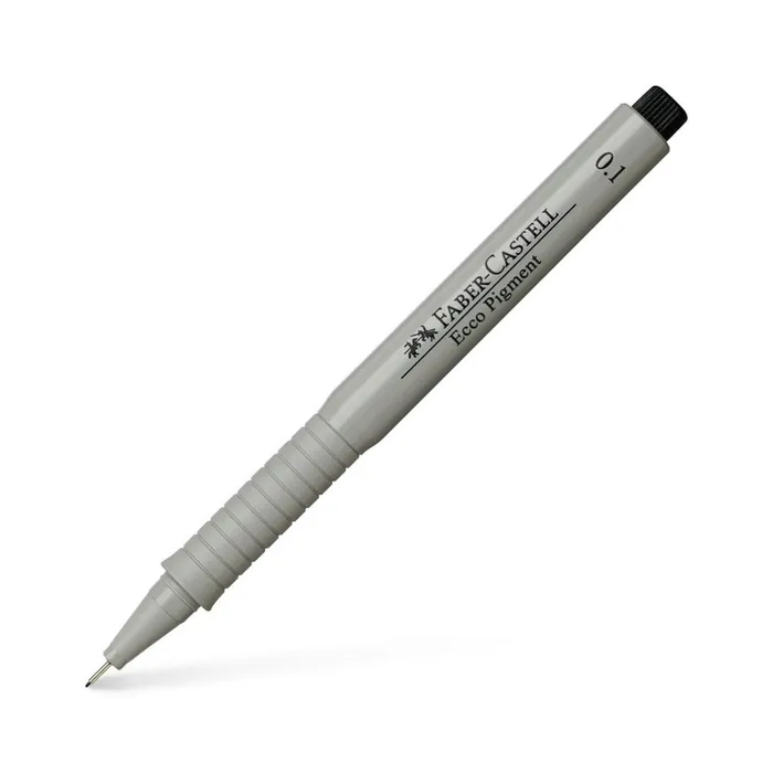 Hauptproduktbild Popisovač Ecco Pigment  0.1, černá Faber Castell (166199)