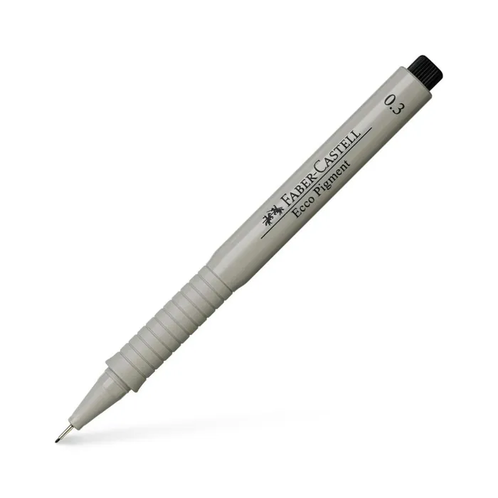 Hauptproduktbild Popisovač Ecco Pigment  0.3, černá Faber Castell (166399)