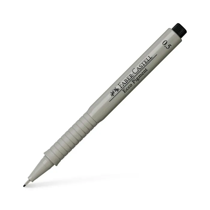 Hauptproduktbild Popisovač Ecco Pigment  0.5, černá Faber Castell (166599)
