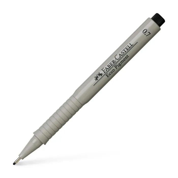 Hauptproduktbild Popisovač Ecco Pigment  0.7, černá Faber Castell (166799)