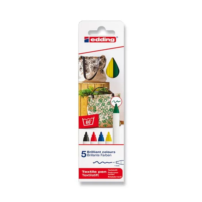 Hauptproduktbild Popisovač Edding na textil 4600 5 barev