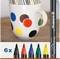 Weiteres Produktbild Marker Edding Porzellan 4200 6 Farben