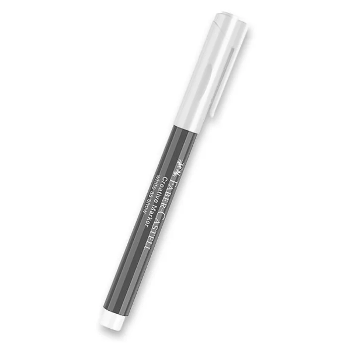 Hauptproduktbild Popisovač Faber-Castell Creative marker bílá