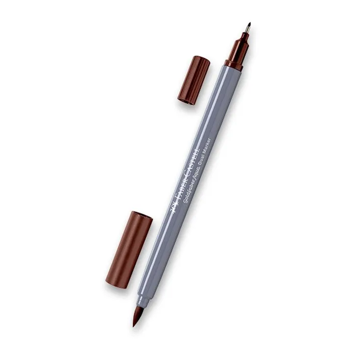 Hauptproduktbild Popisovač Faber-Castell Goldfaber Aqua Dual Marker hnědá, 283