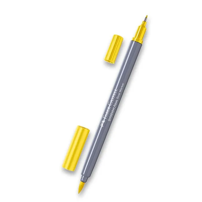 Hauptproduktbild Popisovač Faber-Castell Goldfaber Aqua Dual Marker kadmiově žlutá, 107