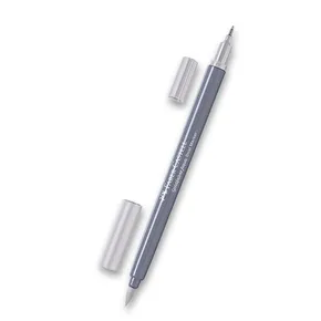 Popisovač Faber-Castell Goldfaber Aqua Dual Marker  sv. šedá, 277