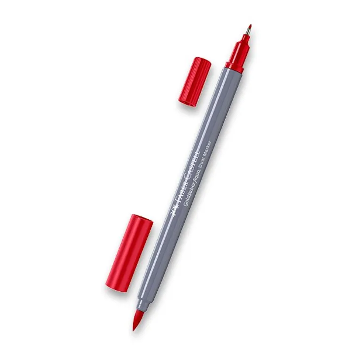 Hauptproduktbild Popisovač Faber-Castell Goldfaber Aqua Dual Marker tm. červená, 121