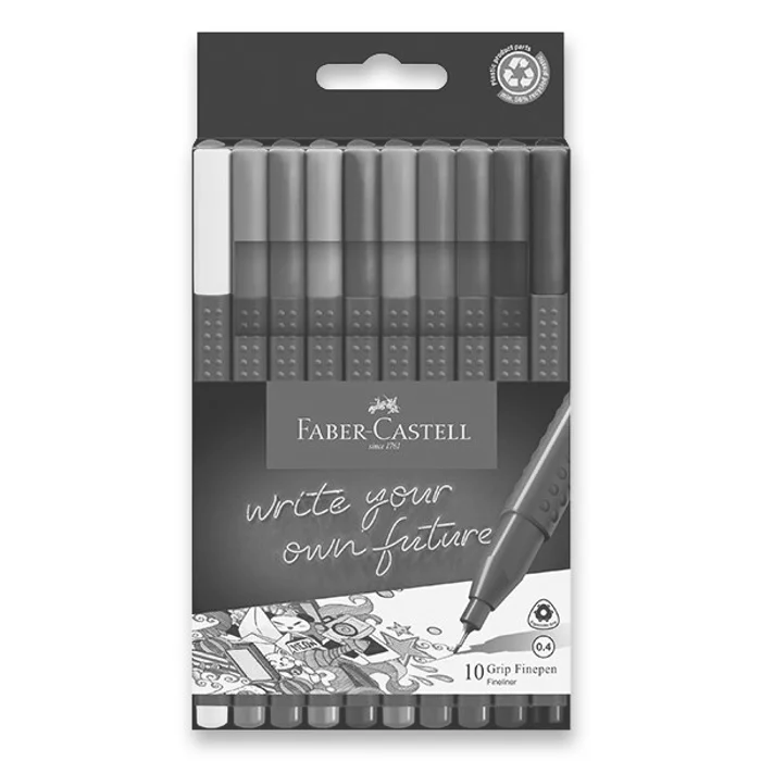 Hauptproduktbild Popisovač Faber-Castell Grip 10 barev