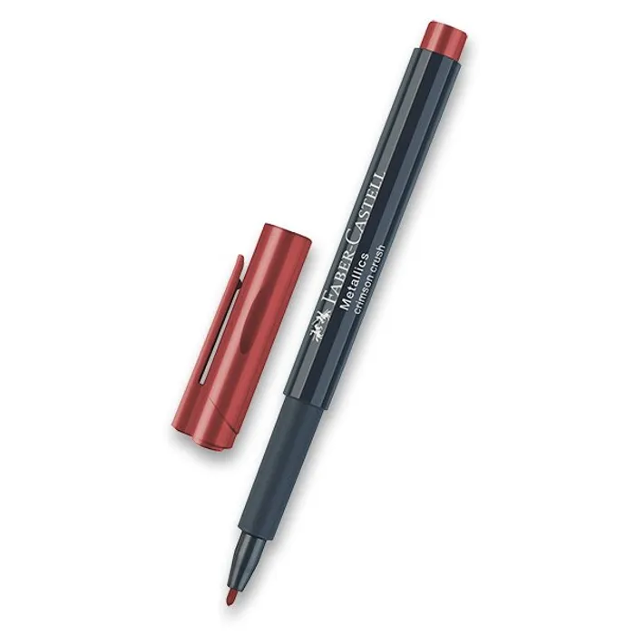 Hauptproduktbild Popisovač Faber-Castell Metallics červená