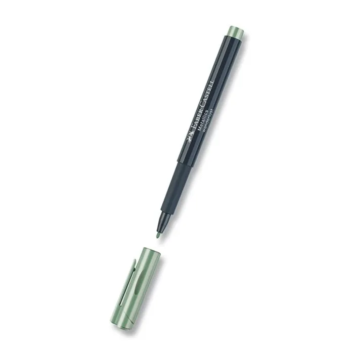 Hauptproduktbild Popisovač Faber-Castell Metallics ledově zelená