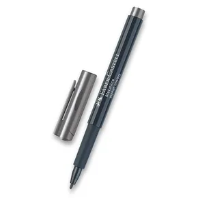 Marker Faber-Castell Metallics dunkel silber