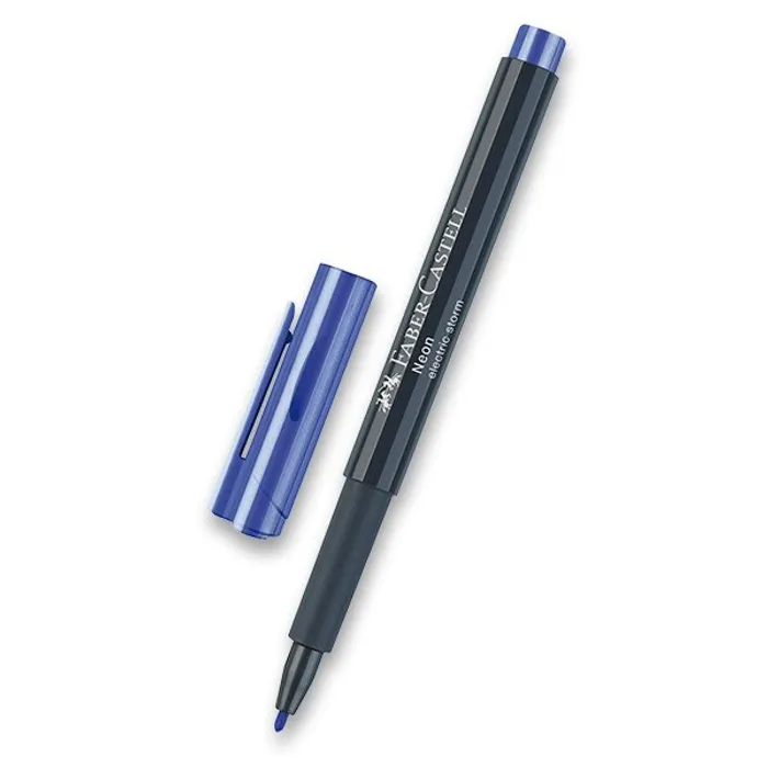 Hauptproduktbild Popisovač Faber-Castell Neon modrá
