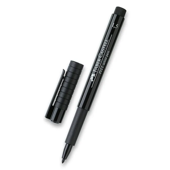 Hauptproduktbild Popisovač Faber-Castell Pitt Artist Pen 1,5 mm, černý