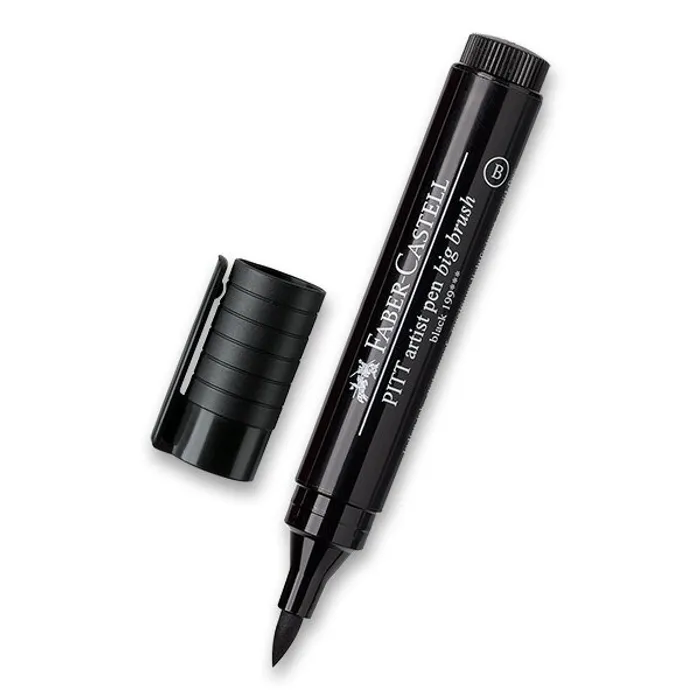 Hauptproduktbild Popisovač Faber-Castell Pitt Artist Pen Big Brush - černý