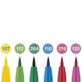 Faber-Castell Pitt Artist Pen Brush 6 Stück, Spitze B, Frühlingstöne