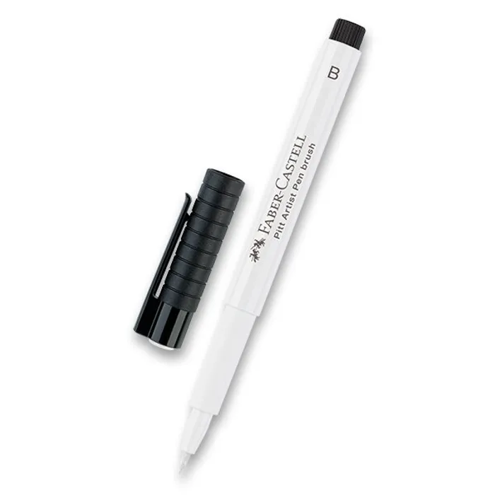 Hauptproduktbild Popisovač Faber-Castell Pitt Artist Pen Brush -bílý 101