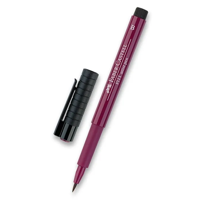 Hauptproduktbild Popisovač Faber-Castell Pitt Artist Pen Brush - červené a růžové odstíny 133