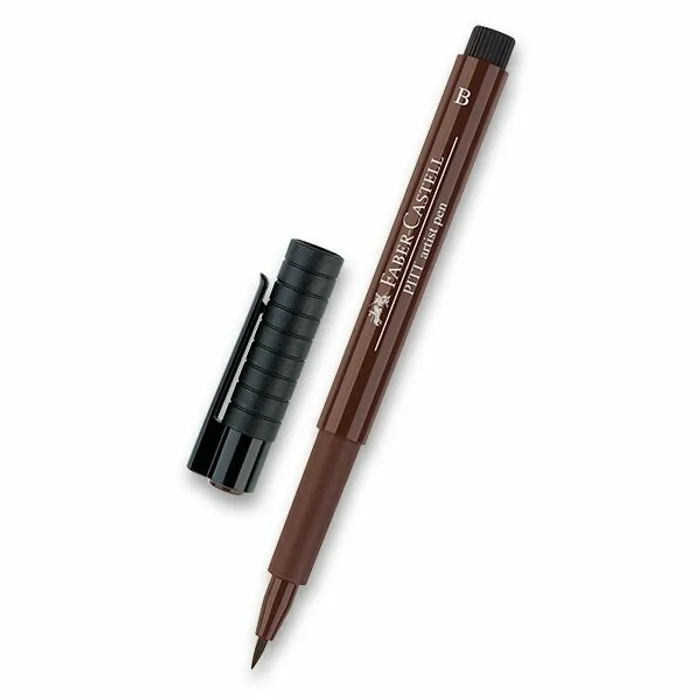 Hauptproduktbild Popisovač Faber-Castell Pitt Artist Pen Brush - hnědé a metalické 175