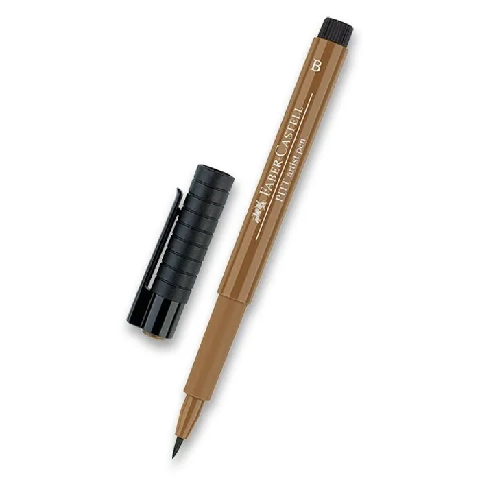 Hauptproduktbild Popisovač Faber-Castell Pitt Artist Pen Brush - hnědé a metalické 180