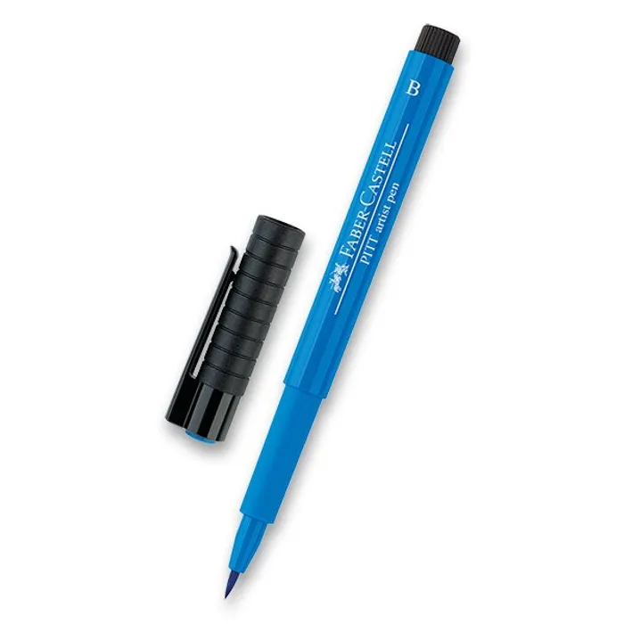 Hauptproduktbild Popisovač Faber-Castell Pitt Artist Pen Brush - modré odstíny 110