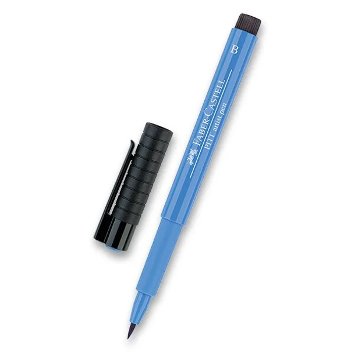 Hauptproduktbild Popisovač Faber-Castell Pitt Artist Pen Brush - modré odstíny 120