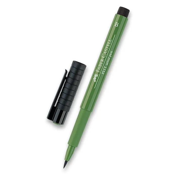 Hauptproduktbild Popisovač Faber-Castell Pitt Artist Pen Brush - zelené odstíny 167