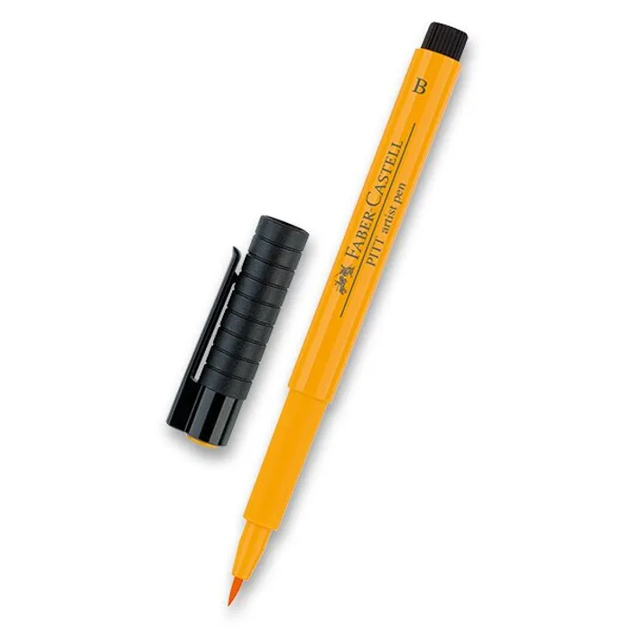 Hauptproduktbild Popisovač Faber-Castell Pitt Artist Pen Brush - žluté a oranžové odstíny 109