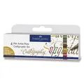 Faber-Castell 167505 Pitt Artist Pen Kalligraphie 4 Stück