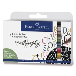 Faber-Castell 167508 Pitt Artist Pen Kalligraphie 8 Stück