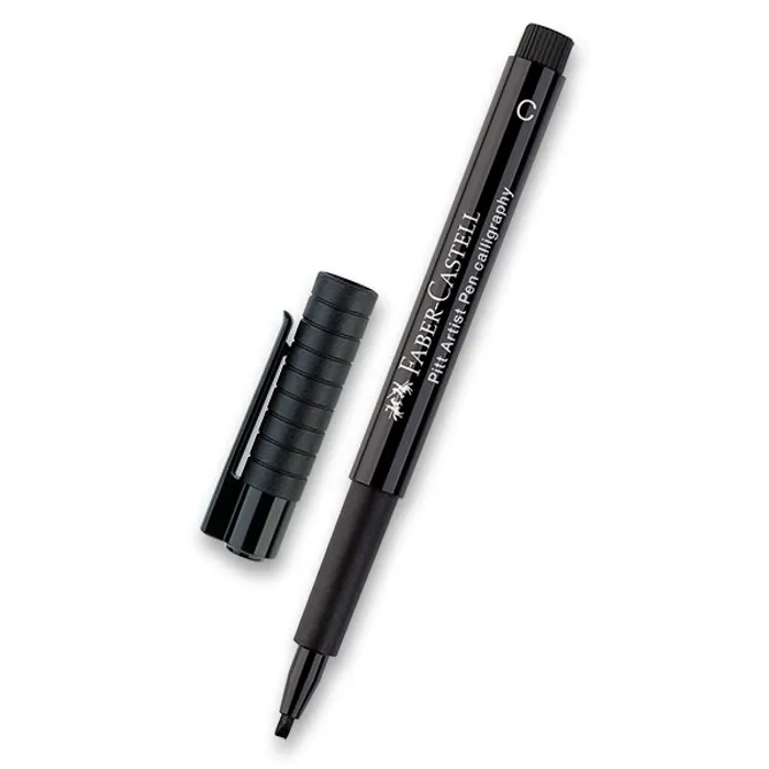 Hauptproduktbild Popisovač Faber-Castell Pitt Artist Pen Calligraphy černý