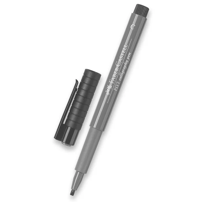 Hauptproduktbild Popisovač Faber-Castell Pitt Artist Pen Calligraphy hnědý