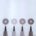 Faber-Castell Pitt Artist Pen Comic Marker grau, 4 Stk