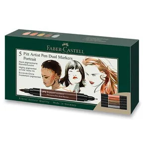Faber-Castell Pitt Artist Pen Dual Marker Portrait 5er Set